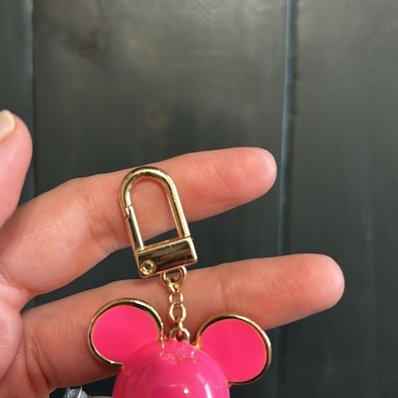 Pink Mickey Mouse bag charm from baublebar. - Picture 2 of 4